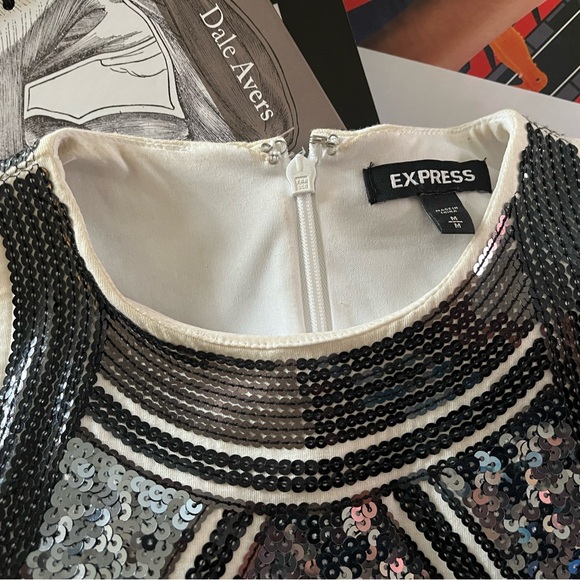 sequin mini bodycon dress - Picture 5 of 5